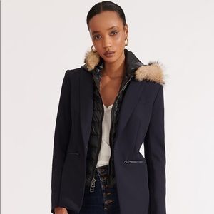 Veronica beard fur hoodie dickey